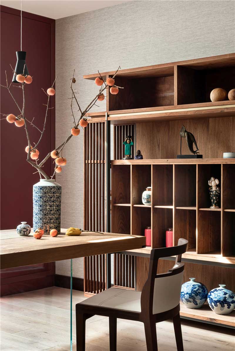 深圳寶安新中式田園風(fēng)別墅裝修裝飾陳列柜 深圳寶安新中式田園風(fēng)別墅裝修裝飾陳列柜