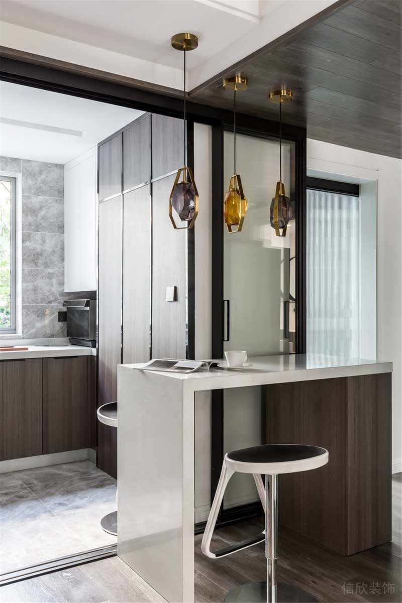 深圳羅湖區(qū)簡約風(fēng)小戶型裝修工程施工吧臺 深圳羅湖區(qū)簡約風(fēng)小戶型裝修工程施工吧臺