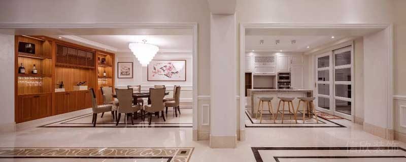 深圳寶安碧桂園簡(jiǎn)歐風(fēng)格別墅樣板間設(shè)計(jì)餐廳