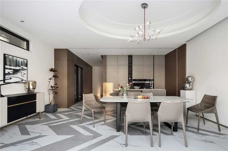 深圳龍華區(qū)現(xiàn)代中式風(fēng)格舊房裝修改造完工后實景圖餐廳 深圳龍華區(qū)現(xiàn)代中式風(fēng)格舊房裝修改造完工后實景圖餐廳