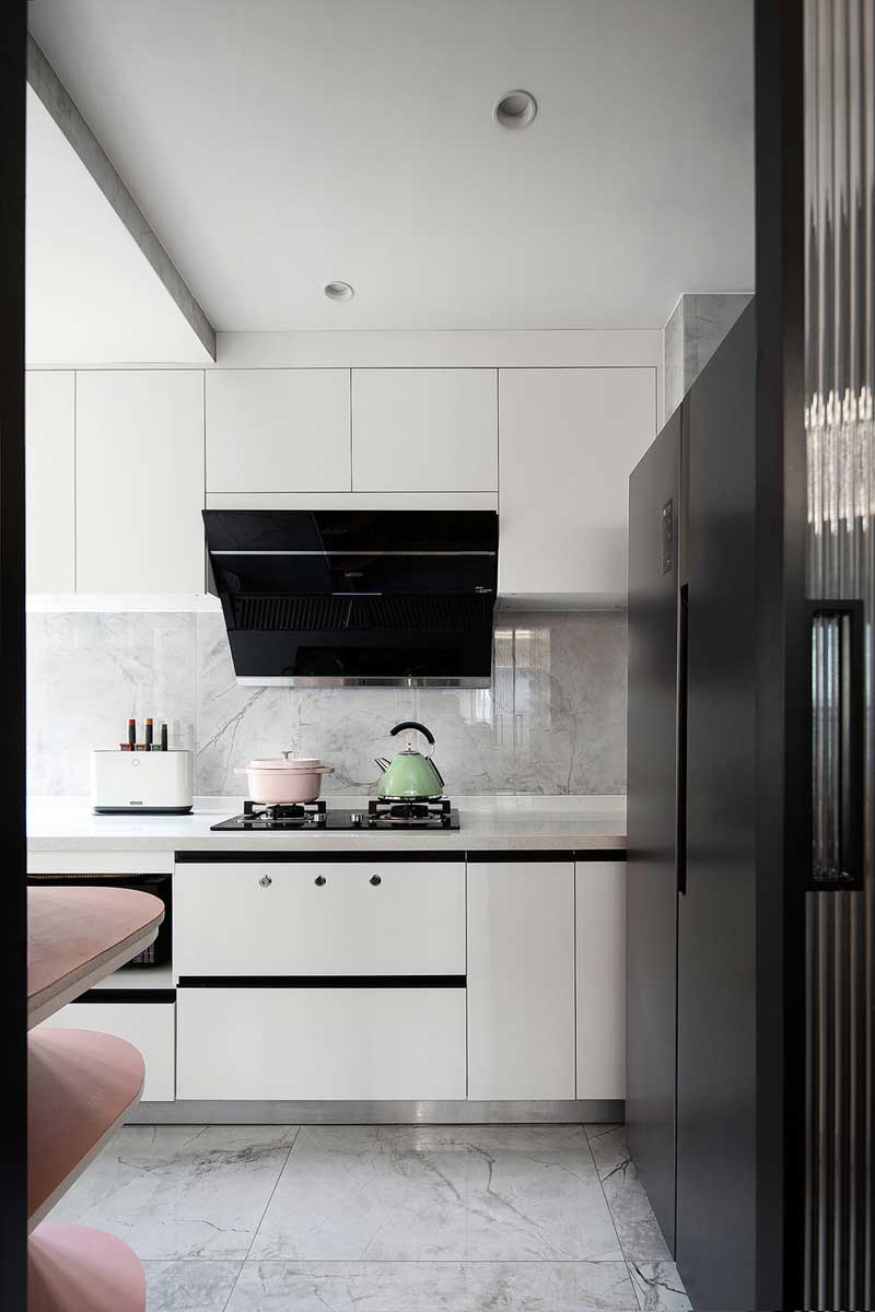 南山區(qū)輕奢風(fēng)格家裝裝修設(shè)計方案廚房