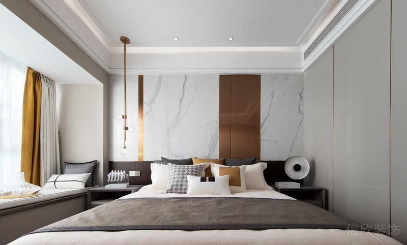 深圳龍崗坂田萬(wàn)科第五園輕奢風(fēng)大戶型樣板間設(shè)計(jì)主臥床品 深圳龍崗坂田萬(wàn)科第五園輕奢風(fēng)大戶型樣板間設(shè)計(jì)主臥床品
