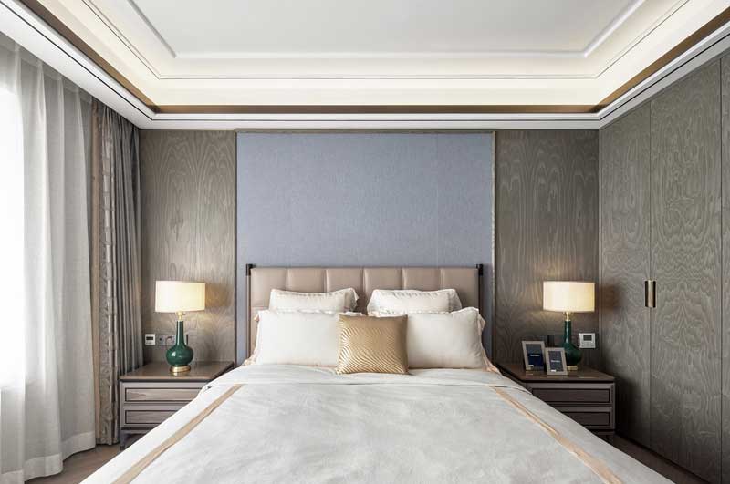 深圳羅湖現(xiàn)代輕奢風(fēng)格裝修男孩房床頭背景墻 深圳羅湖現(xiàn)代輕奢風(fēng)格裝修男孩房床頭背景墻