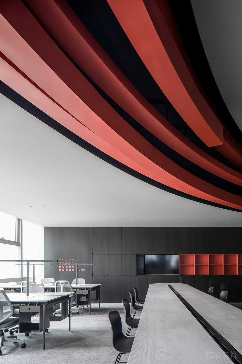 深圳南山前海現(xiàn)代風(fēng)格辦公室裝修設(shè)計辦公區(qū)家具