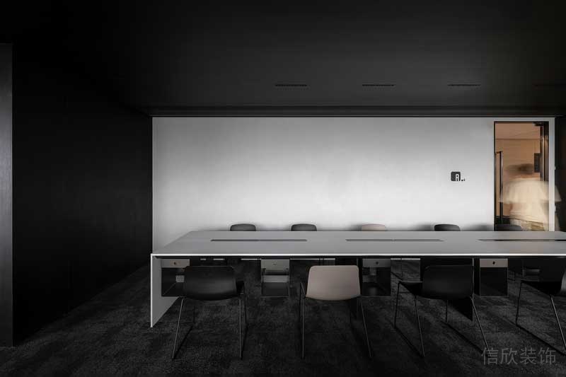 深圳南山前?，F(xiàn)代風(fēng)格辦公室裝修設(shè)計市場部會議區(qū)