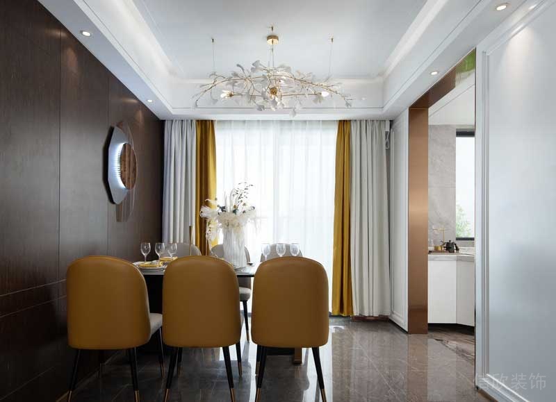 深圳龍崗坂田萬(wàn)科第五園輕奢風(fēng)大戶型樣板間設(shè)計(jì)餐廳 深圳龍崗坂田萬(wàn)科第五園輕奢風(fēng)大戶型樣板間設(shè)計(jì)餐廳