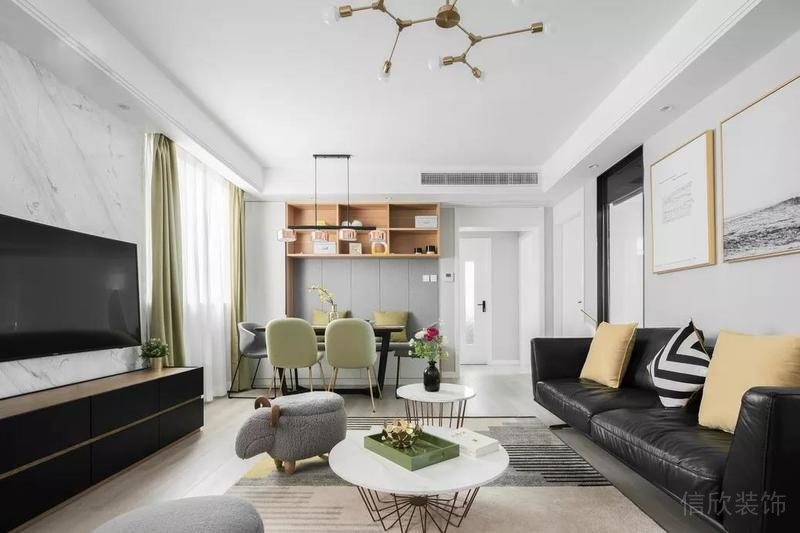 深圳鹽田簡約風格大戶型裝修設(shè)計方案圖客餐廳 深圳鹽田簡約風格大戶型裝修設(shè)計方案圖客餐廳