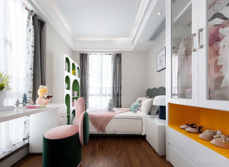 深圳龍崗坂田萬(wàn)科第五園輕奢風(fēng)大戶型樣板間設(shè)計(jì)兒童房 深圳龍崗坂田萬(wàn)科第五園輕奢風(fēng)大戶型樣板間設(shè)計(jì)兒童房