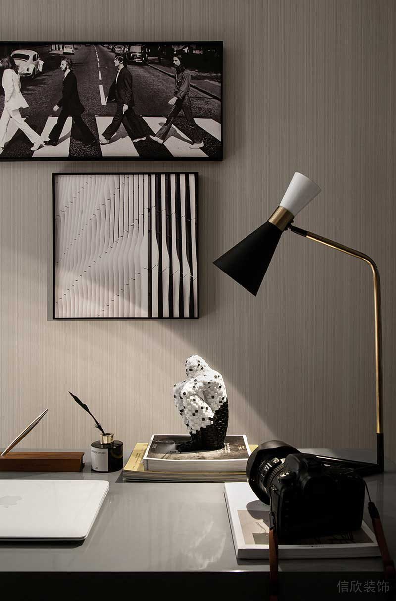 深圳鹽田區(qū)現(xiàn)代輕奢風(fēng)家庭住房裝修設(shè)計案例書房 深圳鹽田區(qū)現(xiàn)代輕奢風(fēng)家庭住房裝修設(shè)計案例書房