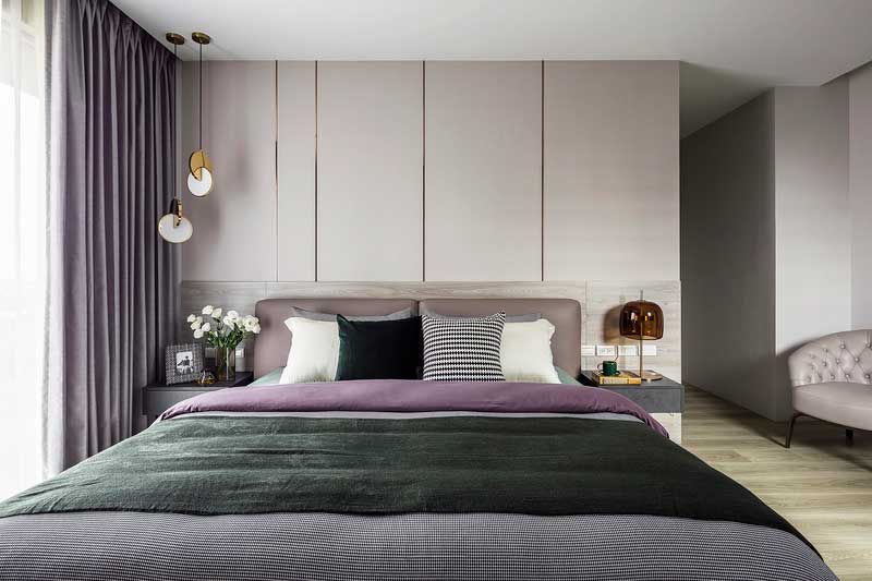 深圳羅湖輕奢風(fēng)格家庭新房裝修設(shè)計(jì)工程主臥 深圳羅湖輕奢風(fēng)格家庭新房裝修設(shè)計(jì)工程主臥