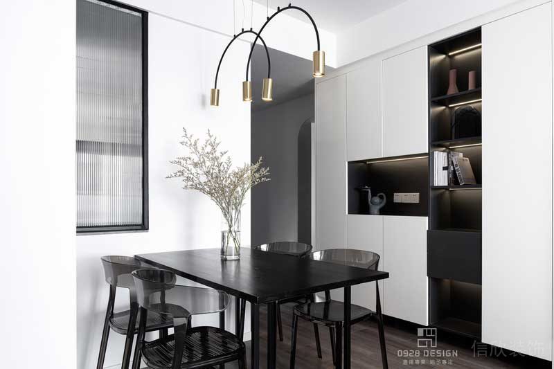 深圳羅湖區(qū)極簡家裝裝修設計餐廳