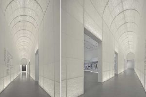 弧形直線線條藝術展館創(chuàng)意簡約白設計圖