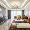深圳龍華觀瀾現(xiàn)代輕奢家庭別墅裝飾設(shè)計(jì)客廳效果圖