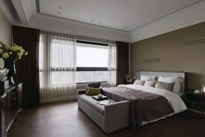 深圳寶安區(qū)西鄉(xiāng)簡(jiǎn)歐風(fēng)格家裝新房裝修設(shè)計(jì)主臥效果圖