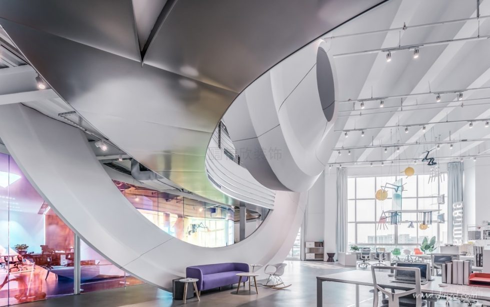 廣州辦公家具展廳裝修設(shè)計(jì) 辦公卡座