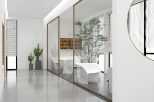 深圳龍崗布吉美容院裝修設(shè)計(jì) 過(guò)道三