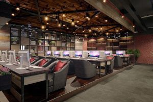 深圳龍崗區(qū)網(wǎng)咖裝修設(shè)計 商務區(qū)二 600x600