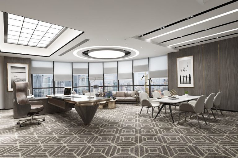 深圳龍華大浪現(xiàn)代辦公室裝修設計 2 768×512