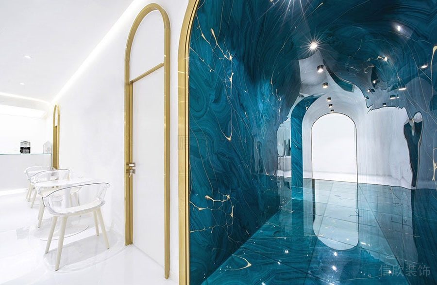 深圳羅湖區(qū)美容院裝修設(shè)計(jì) 過(guò)道