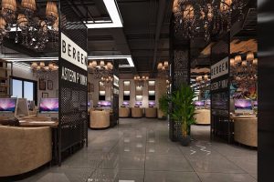 深圳羅湖網(wǎng)咖裝修設(shè)計 沖浪區(qū)