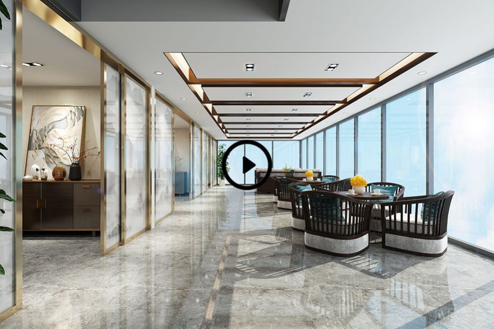 深圳南山輕奢風(fēng)格辦公室裝修設(shè)計 休閑洽談區(qū) 979×653