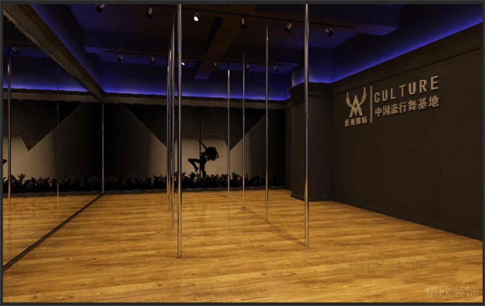 深圳市南山區(qū)華僑城愛尚國際舞蹈培訓機構(gòu)鋼管舞課室