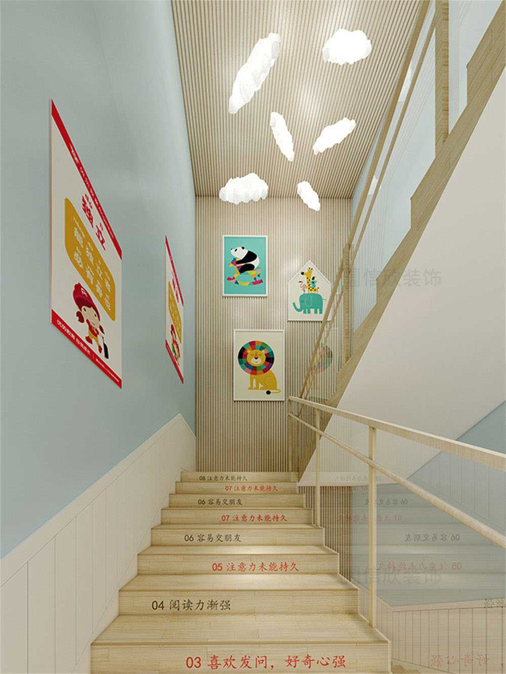 深圳市龍崗區(qū)平湖貝爾安親培訓(xùn)中心樓梯 深圳市龍崗區(qū)平湖貝爾安親培訓(xùn)中心樓梯