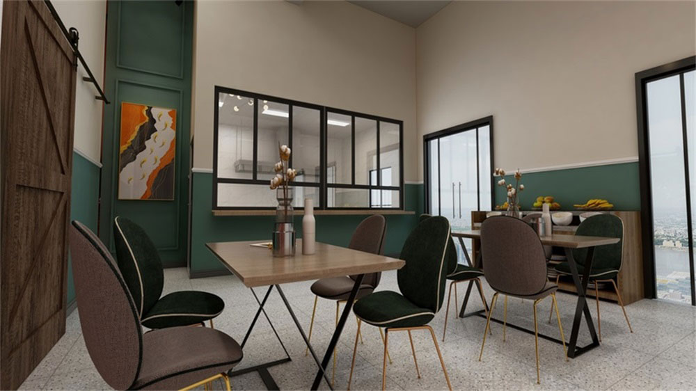 簡約北歐風云南米線連鎖餐館深圳寶安店裝修設計燈光效果 簡約北歐風云南米線連鎖餐館深圳寶安店裝修設計燈光效果