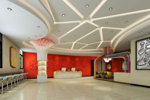 天花線條直線設(shè)計(jì)水吧臺(tái)茶室墻體設(shè)計(jì)辦公室大廳培訓(xùn)教育機(jī)構(gòu)