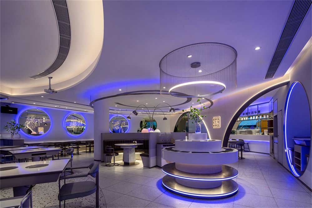 深圳龍崗現(xiàn)代風(fēng)格火鍋店裝修設(shè)計(jì)家具組合 深圳龍崗現(xiàn)代風(fēng)格火鍋店裝修設(shè)計(jì)家具組合