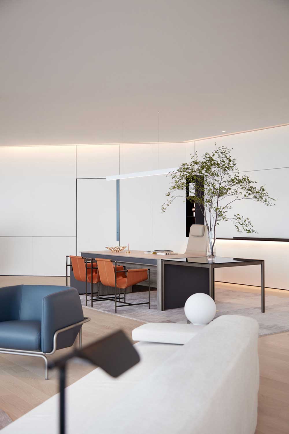 萬科濱海云中心極簡風格公司裝修設(shè)計案例總經(jīng)理辦公區(qū) 萬科濱海云中心極簡風格公司裝修設(shè)計案例總經(jīng)理辦公區(qū)