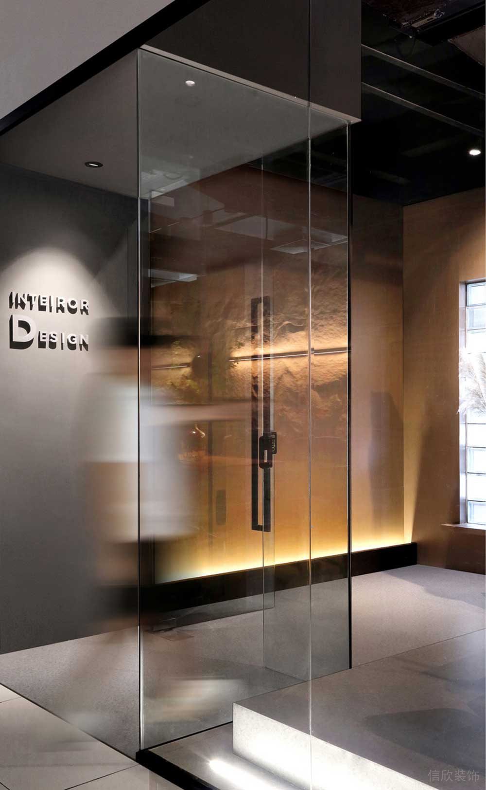 深圳寶安萬(wàn)科星宸大廈簡(jiǎn)約風(fēng)格辦公室裝修地面暗藏?zé)艄?   style=