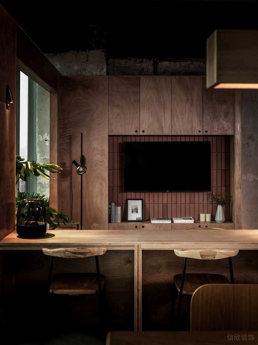 深圳國際影視文化城簡約風(fēng)格辦公室裝修休閑區(qū)效果圖