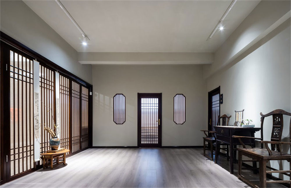 深圳龍崗新中式茶館裝修設計光影效果 深圳龍崗新中式茶館裝修設計光影效果