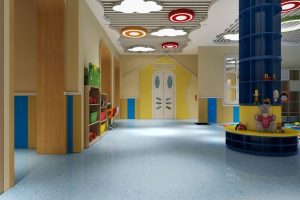 童趣兒童創(chuàng)意機(jī)構(gòu)設(shè)計(jì)興趣班裝修墻體收納墻柜休息區(qū)座椅