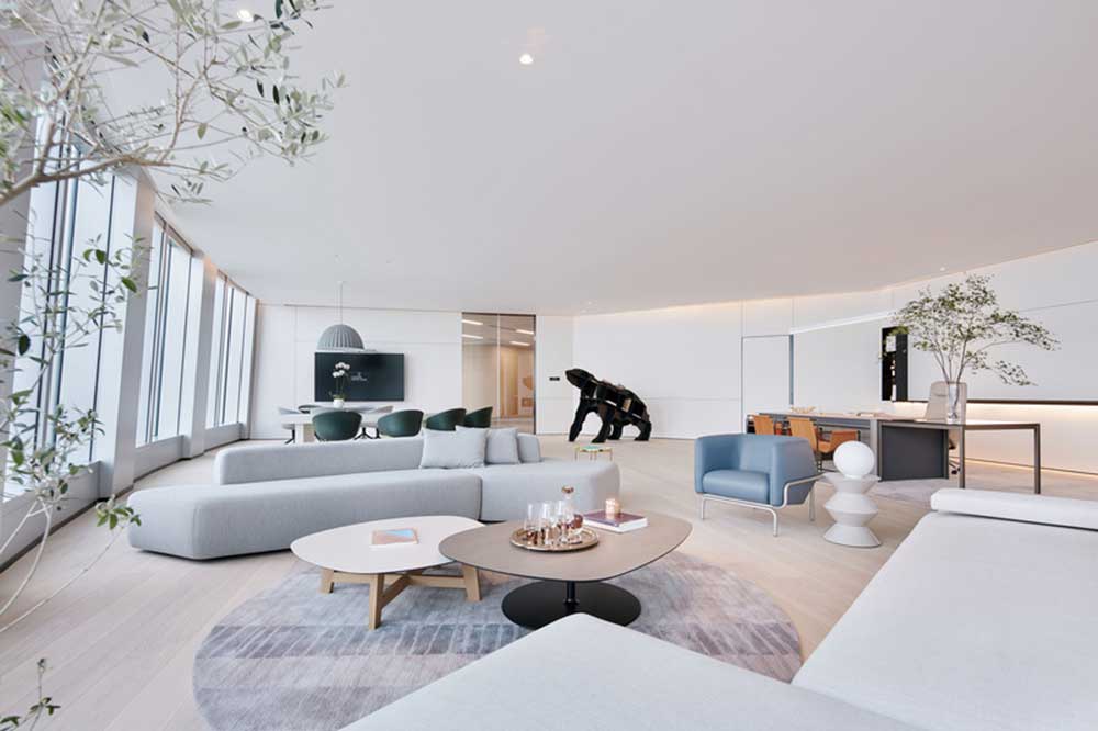 萬科濱海云中心極簡風格公司裝修設(shè)計案例天花 萬科濱海云中心極簡風格公司裝修設(shè)計案例天花