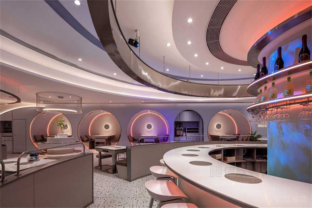 深圳龍崗現(xiàn)代風(fēng)格火鍋店裝修設(shè)計(jì)燈光效果 深圳龍崗現(xiàn)代風(fēng)格火鍋店裝修設(shè)計(jì)燈光效果