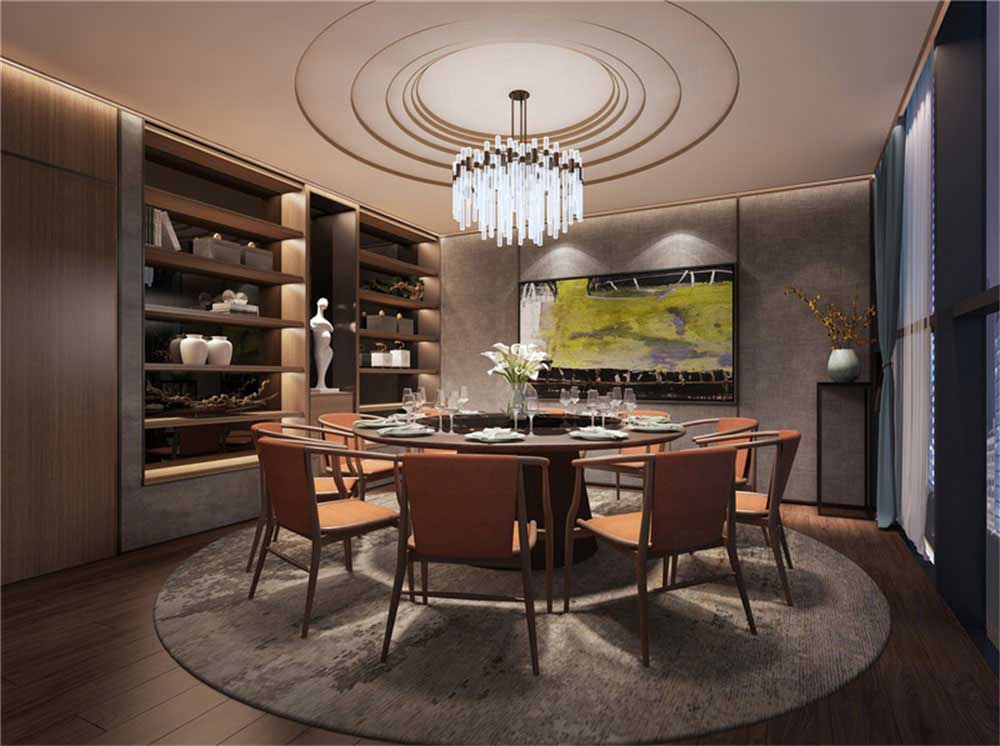深圳龍崗現(xiàn)代中式風(fēng)格餐廳裝修設(shè)計(jì)家庭包間 深圳龍崗現(xiàn)代中式風(fēng)格餐廳裝修設(shè)計(jì)家庭包間