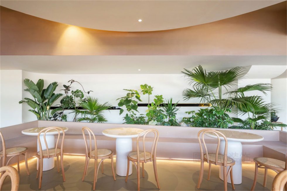 深圳簡(jiǎn)約風(fēng)格素食館裝修設(shè)計(jì)卡座用餐區(qū) 深圳簡(jiǎn)約風(fēng)格素食館裝修設(shè)計(jì)卡座用餐區(qū)