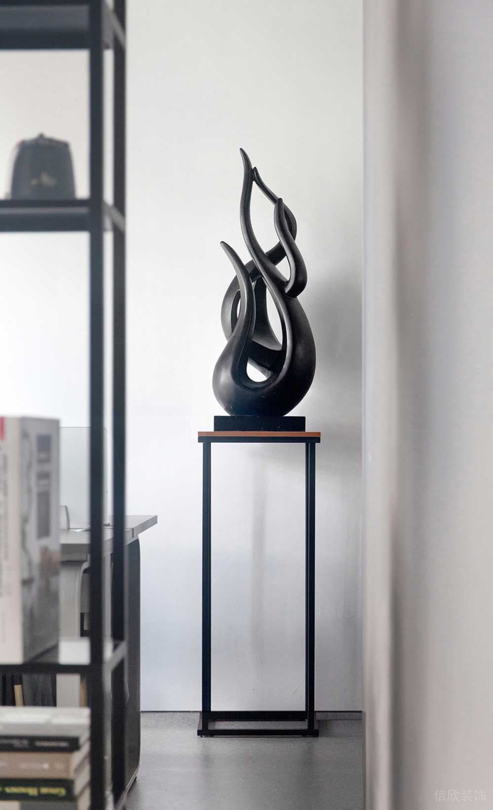 深圳寶安萬科星宸大廈簡約風(fēng)格辦公室裝修地面鋪貼