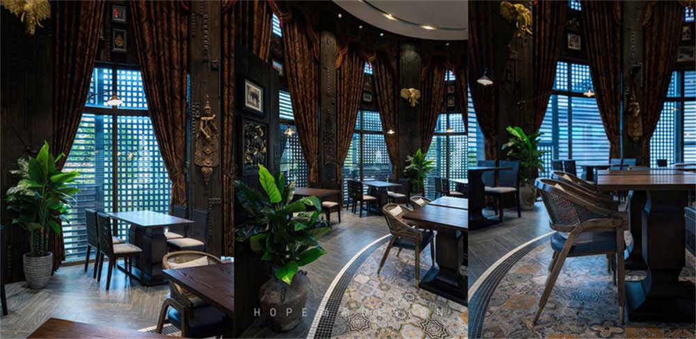 深圳鹽田混搭風(fēng)美食廣場裝修設(shè)計定制窗簾 深圳鹽田混搭風(fēng)美食廣場裝修設(shè)計定制窗簾