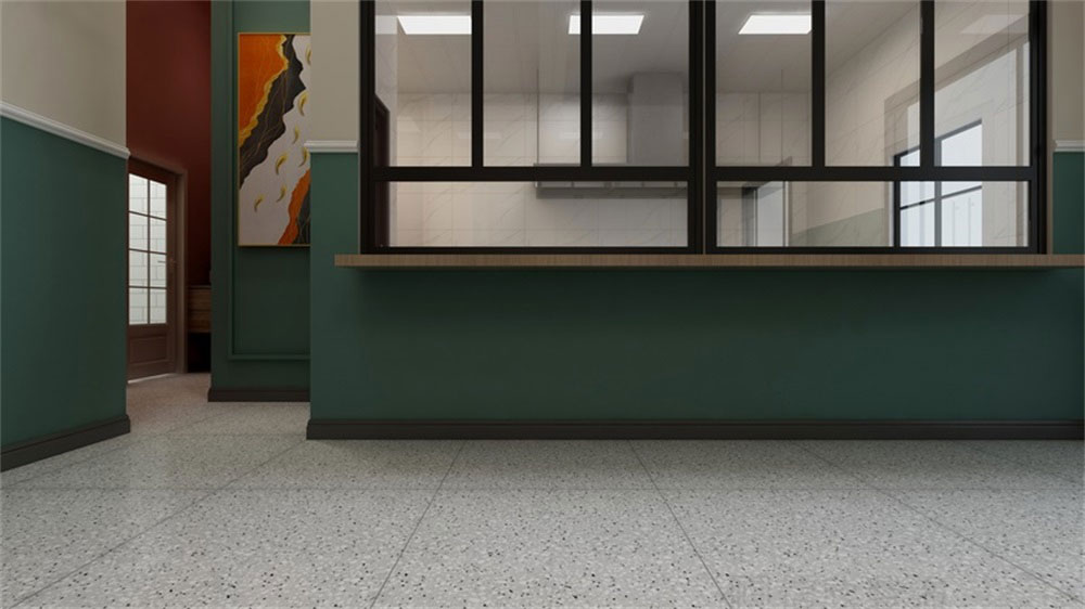 簡約北歐風云南米線連鎖餐館深圳寶安店裝修設計地面鋪貼 簡約北歐風云南米線連鎖餐館深圳寶安店裝修設計地面鋪貼