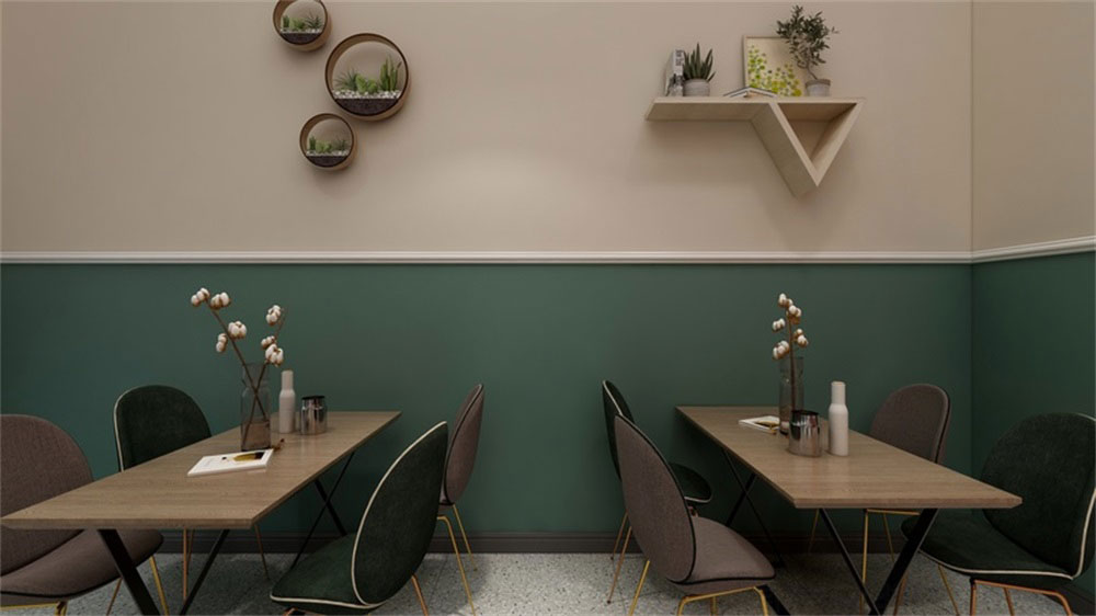 簡約北歐風云南米線連鎖餐館深圳寶安店裝修設計家具組合 簡約北歐風云南米線連鎖餐館深圳寶安店裝修設計家具組合