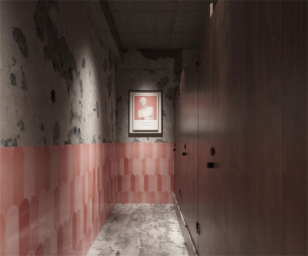 深圳龍華后現(xiàn)代工業(yè)混搭式異域風(fēng)情餐廳裝修設(shè)計(jì)女衛(wèi)生間 深圳龍華后現(xiàn)代工業(yè)混搭式異域風(fēng)情餐廳裝修設(shè)計(jì)女衛(wèi)生間