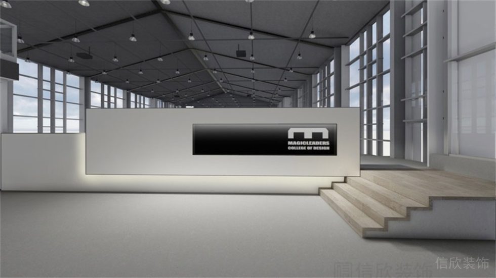 白色的背景墻暗藏?zé)艄庑Ч?   style=