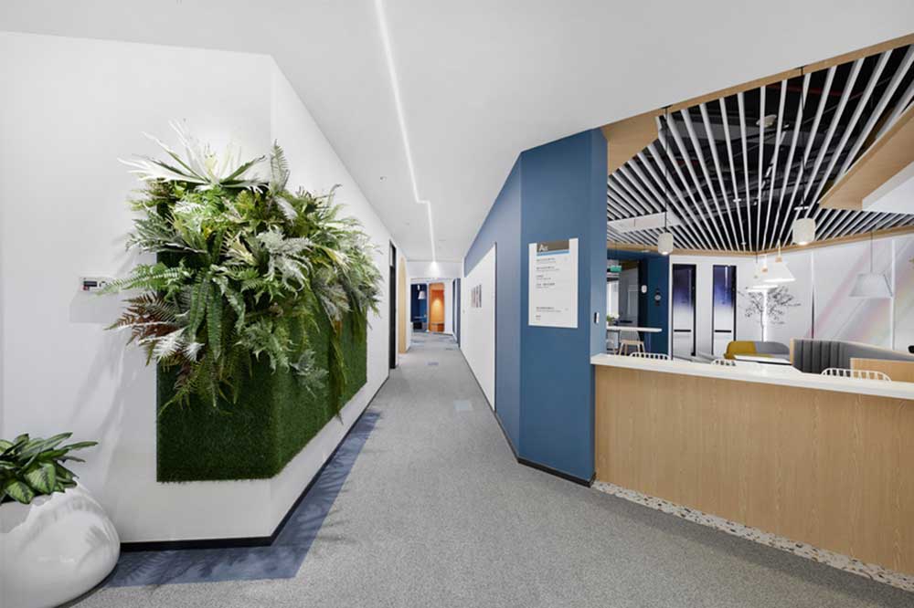 深圳龍華區(qū)華僑城北站壹號(hào)現(xiàn)代風(fēng)格辦公室裝修走廊 深圳龍華區(qū)華僑城北站壹號(hào)現(xiàn)代風(fēng)格辦公室裝修走廊