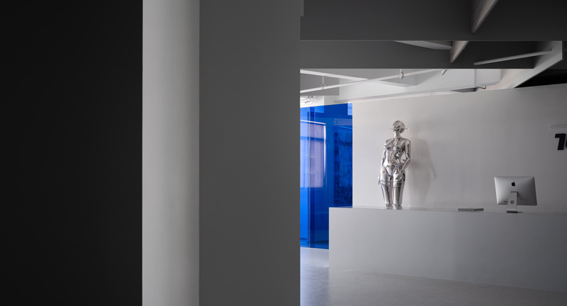 深圳南山區(qū)飛亞達(dá)科技大廈現(xiàn)代簡(jiǎn)約風(fēng)格辦公室裝修設(shè)計(jì)前廳