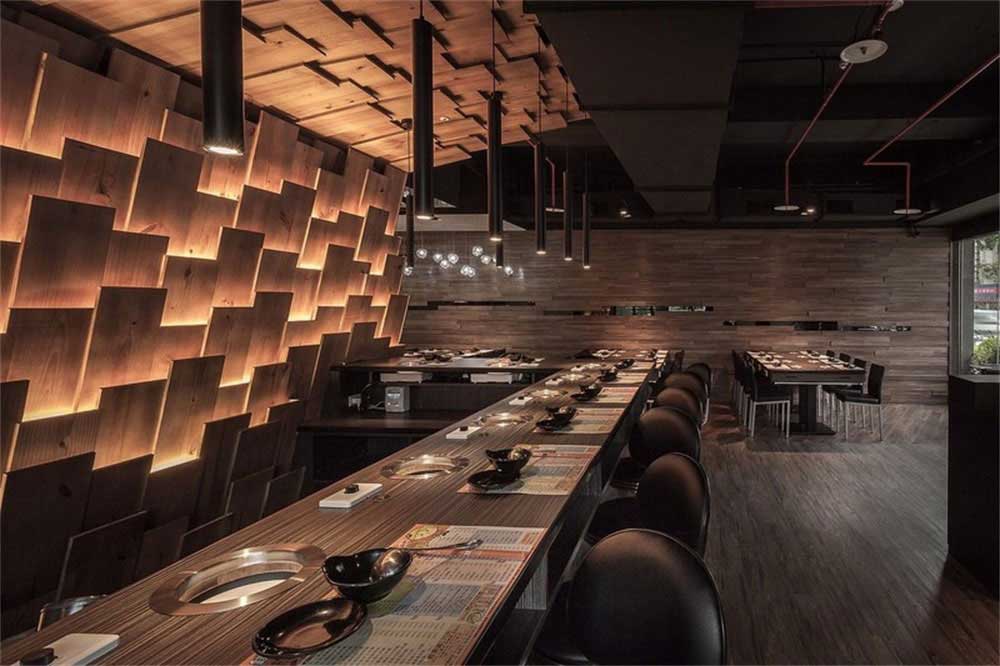 深圳鹽田現(xiàn)代簡(jiǎn)約風(fēng)格火鍋店裝修設(shè)計(jì)天花 深圳鹽田現(xiàn)代簡(jiǎn)約風(fēng)格火鍋店裝修設(shè)計(jì)天花