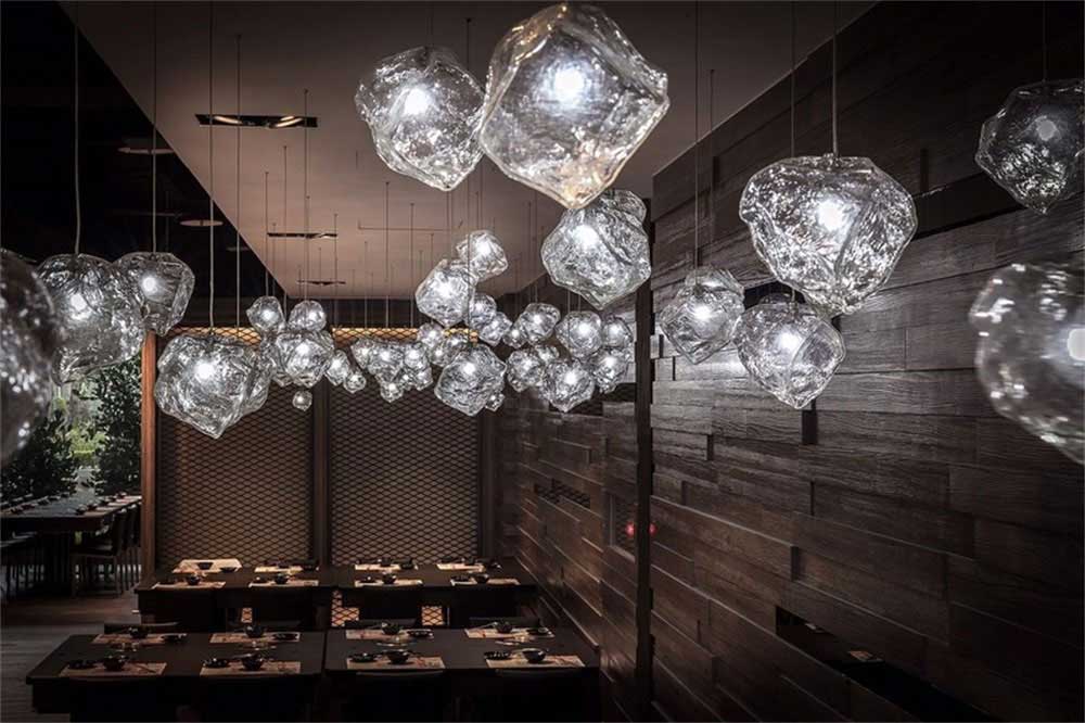 深圳鹽田現(xiàn)代簡(jiǎn)約風(fēng)格火鍋店裝修設(shè)計(jì)藝術(shù)水晶吊燈 深圳鹽田現(xiàn)代簡(jiǎn)約風(fēng)格火鍋店裝修設(shè)計(jì)藝術(shù)水晶吊燈