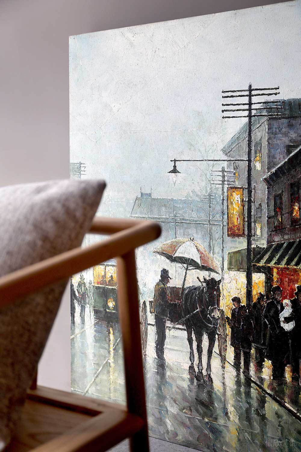 深圳寶安萬科星宸大廈簡(jiǎn)約風(fēng)格辦公室裝修藝術(shù)裝飾畫